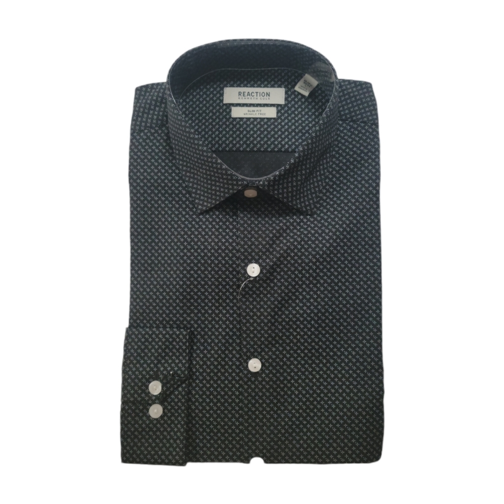 Kenneth Cole Reaction Men's Black Dress Fit L NWT